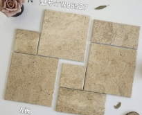 AB Modular Mesh-Mounted Tiles mineral-look modular layout ceramic tile material sample HY-TF51-005
