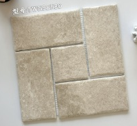 300×300 mm Frame-Pattern Mesh Tiles frame-pattern mesh layout ceramic tile material sample HY-TF52-003