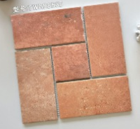 300×300 mm Frame-Pattern Mesh Tiles frame-pattern mesh layout ceramic tile material sample HY-TF52-008