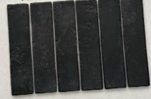 375×250 mm Travertine-Look Mesh Tiles travertine-look strip mosaic ceramic tile material sample HY-TF55-004