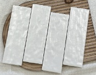 65×200 mm Pearl Glaze Strip Tiles pearlescent glaze ceramic tile material sample HY-TF57-001