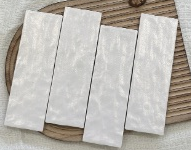 65×200 mm Pearl Glaze Strip Tiles pearlescent glaze ceramic tile material sample HY-TF57-002