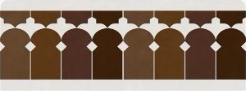 150×400 mm Enamel Pattern Tiles enamel decorative surface ceramic tile material sample HY-TF60-005